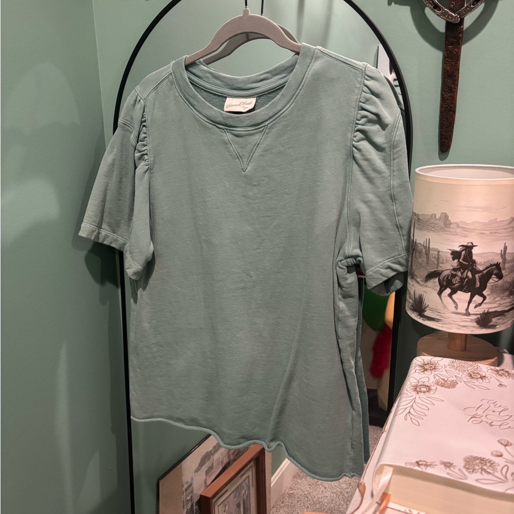 Universal Thread Sage Green Crew Neck Top